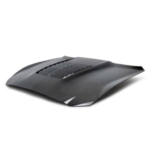 Ford Mustang Hood - Anderson Composites - Type GT5 Double Sided Carbon Fiber - `15-`20